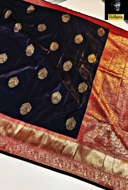 Premium Kanjivaram Soft Silk Saree with Copper Zari