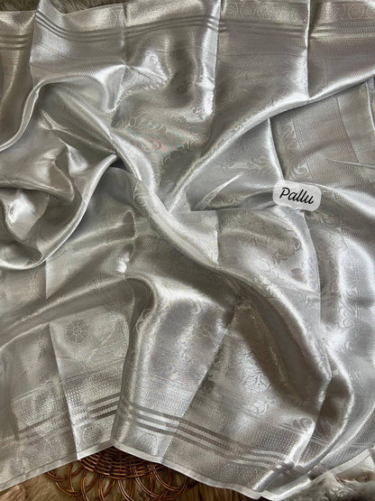 Samantha Inspired Soft Tissue Silk Saree with Rich Pallu