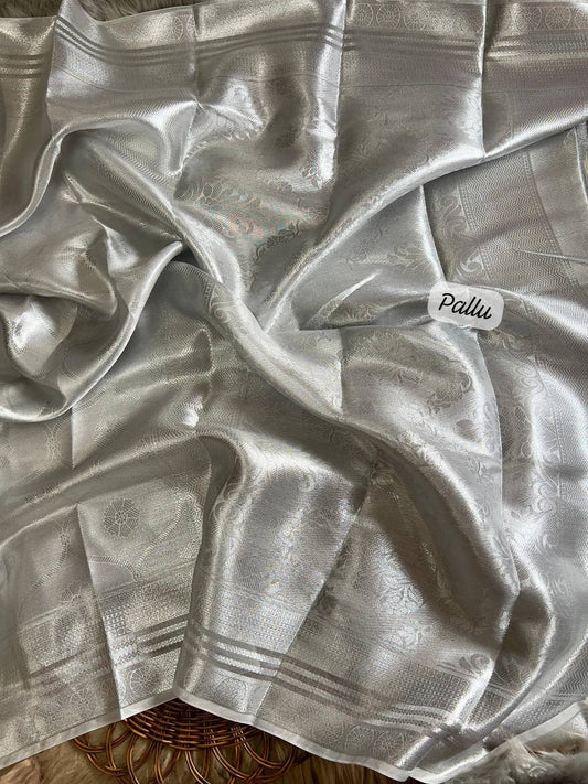Samantha Inspired Soft Tissue Silk Saree with Rich Pallu