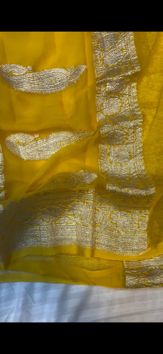 Surya Kanthi Banarsi Silk Saree