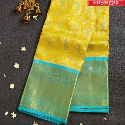 Premium Banarasi Saree in Lichi Silk