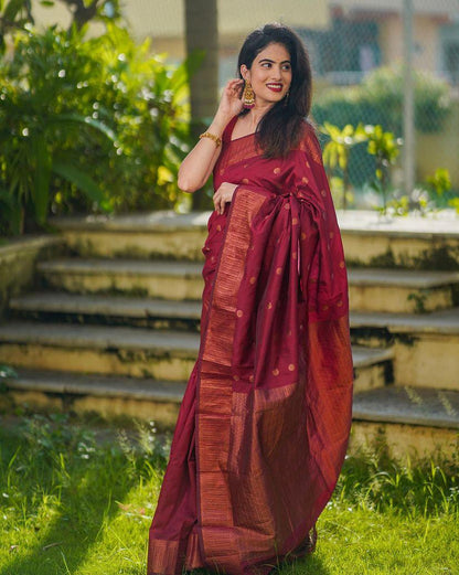 Classic Banarasi Silk Saree with Rich Zari Border