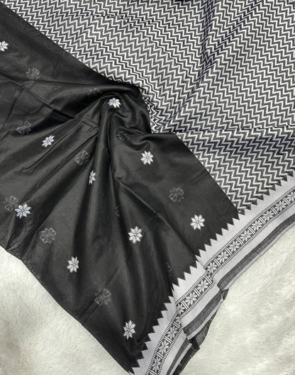 Premium Lilan Slab Soft Cotton Saree with Rich Weaving Blouse