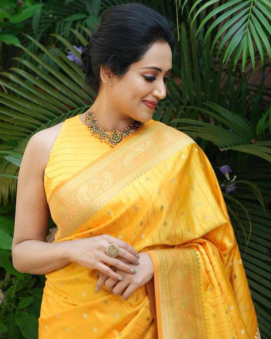 Heritage-Inspired Silk Drape for Grand Occasions