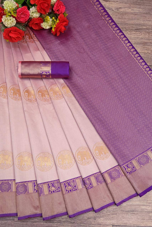 Budget Friendly Organic Banarasi Lichi Silk Wedding Saree