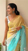 Soft Shaded Crunchy Fabric Designer Saree with Dual Sequins Work
