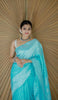 Refined-Finish Saree Designed in Organic Banarasi Lichi Silk