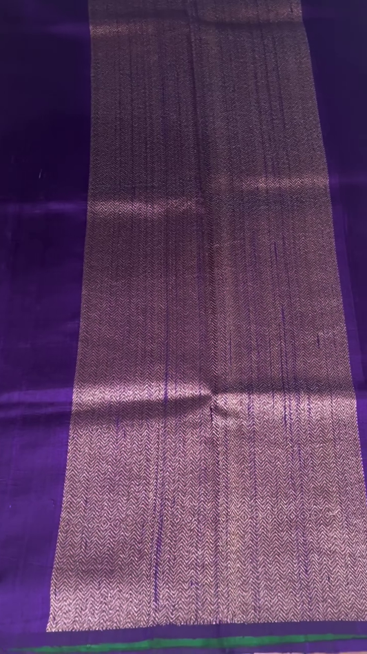 Royal Violet Silk Saree